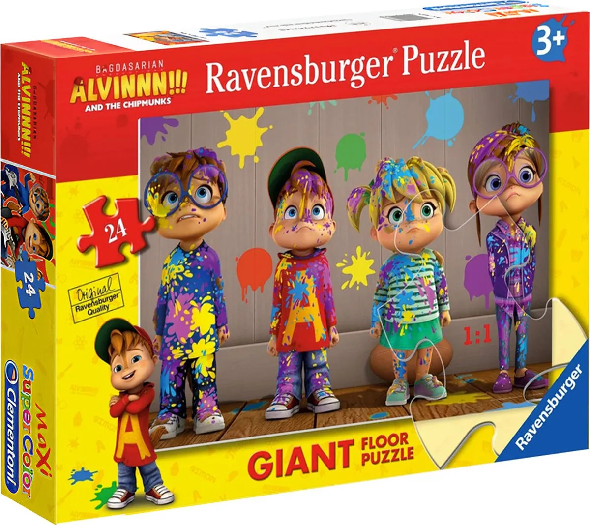 Ravensburger Alvin and the Chipmunks Puzzel 24-delig - Veelkleurig