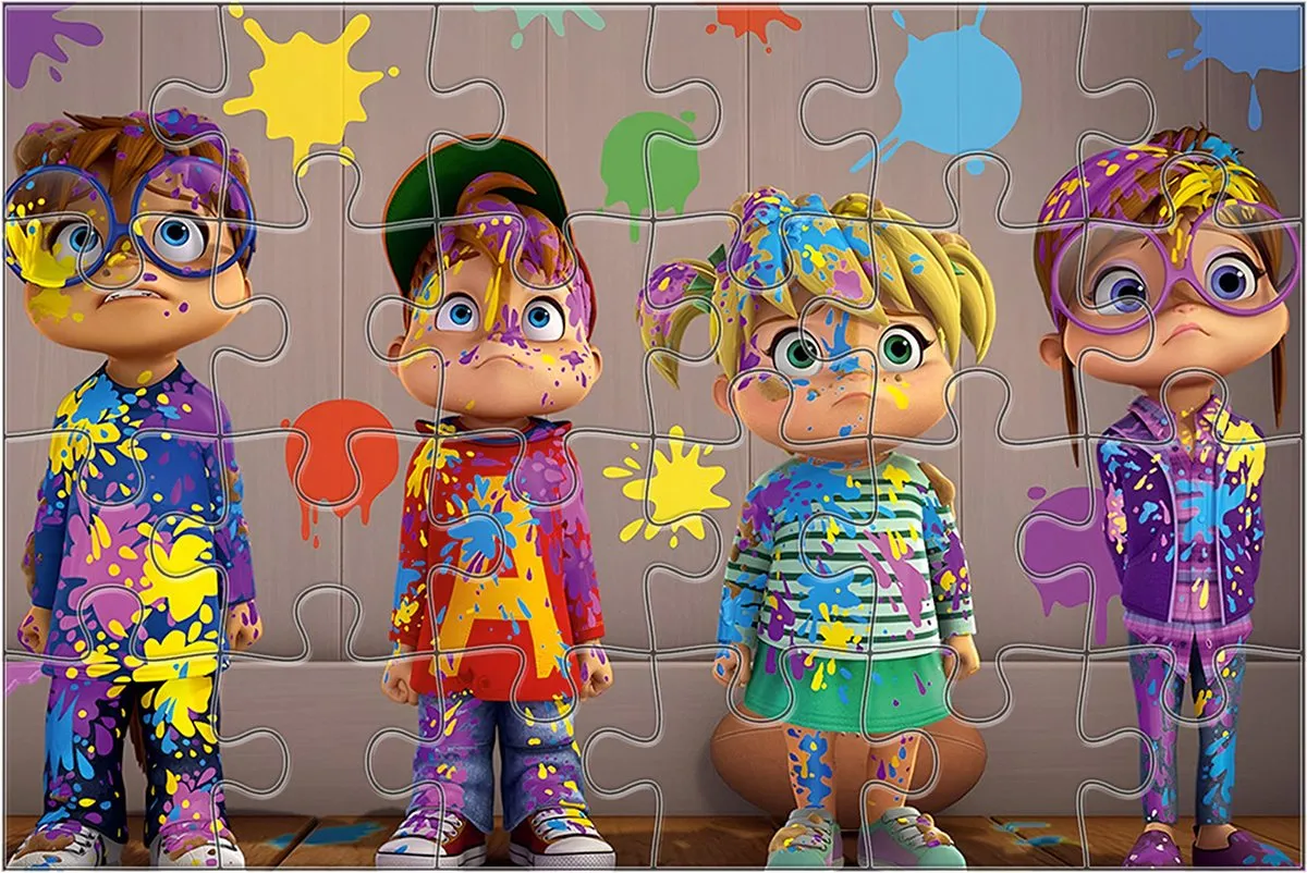 Ravensburger Alvin and the Chipmunks Puzzel 24-delig