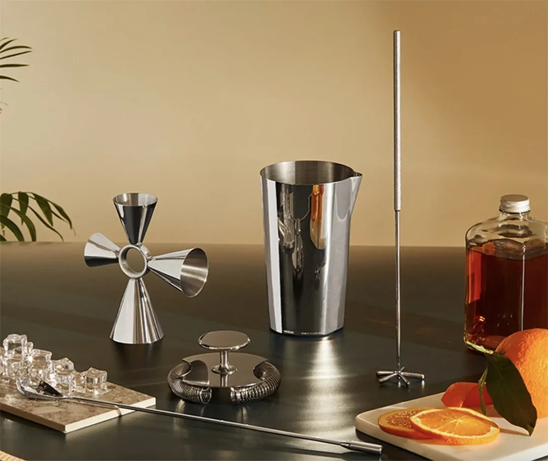 Alessi BartenderSet Tending Box 1 - 5-delig - Gepolijst staal - afbeelding 6 van 6