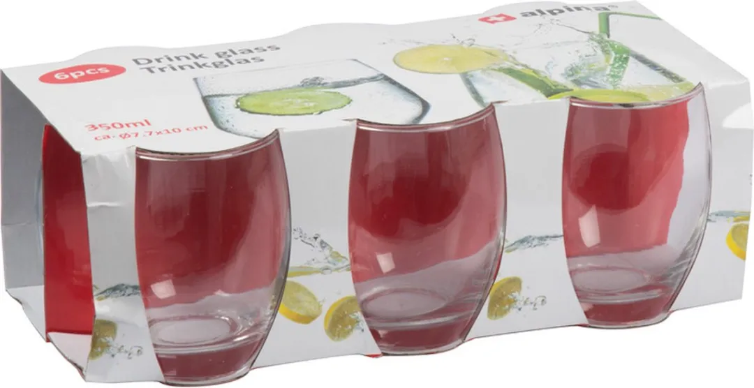 Alpina Drinkglazen 350ml - 6 Stuks