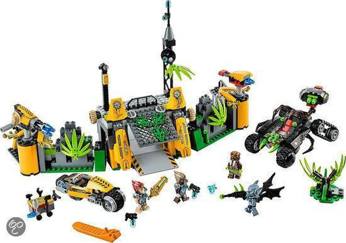 LEGO Chima Lavertus Buitengebied Basis 70134 - 684 Stukken