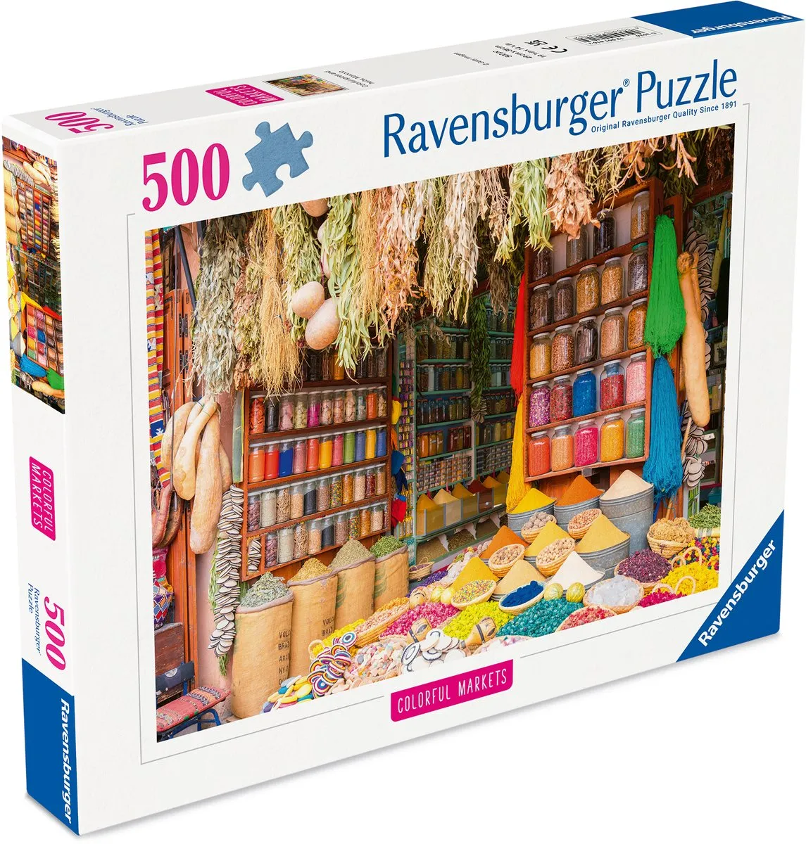 Ravensburger Marokko Legpuzzel 500 Stuks - Meerkleurig