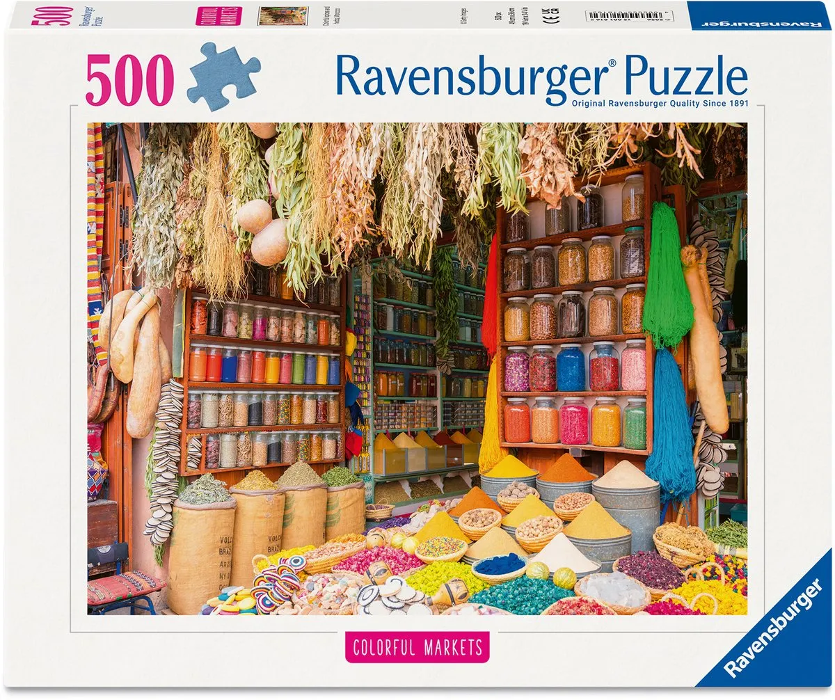 Ravensburger Marokko Legpuzzel 500 Stuks - Meerkleurig
