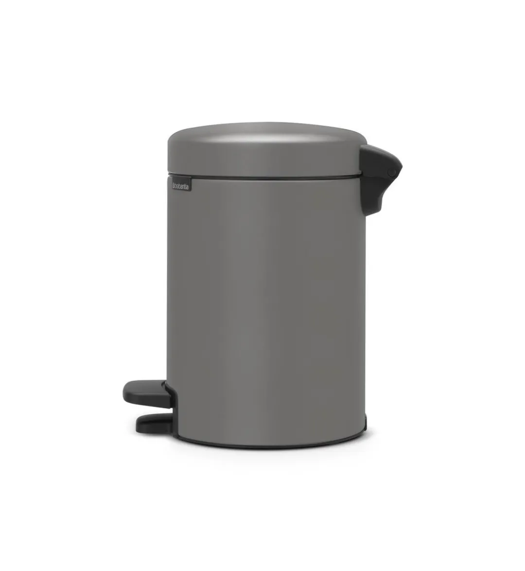 Brabantia NewIcon Prullenbak 3L - Mineral Concrete Grey