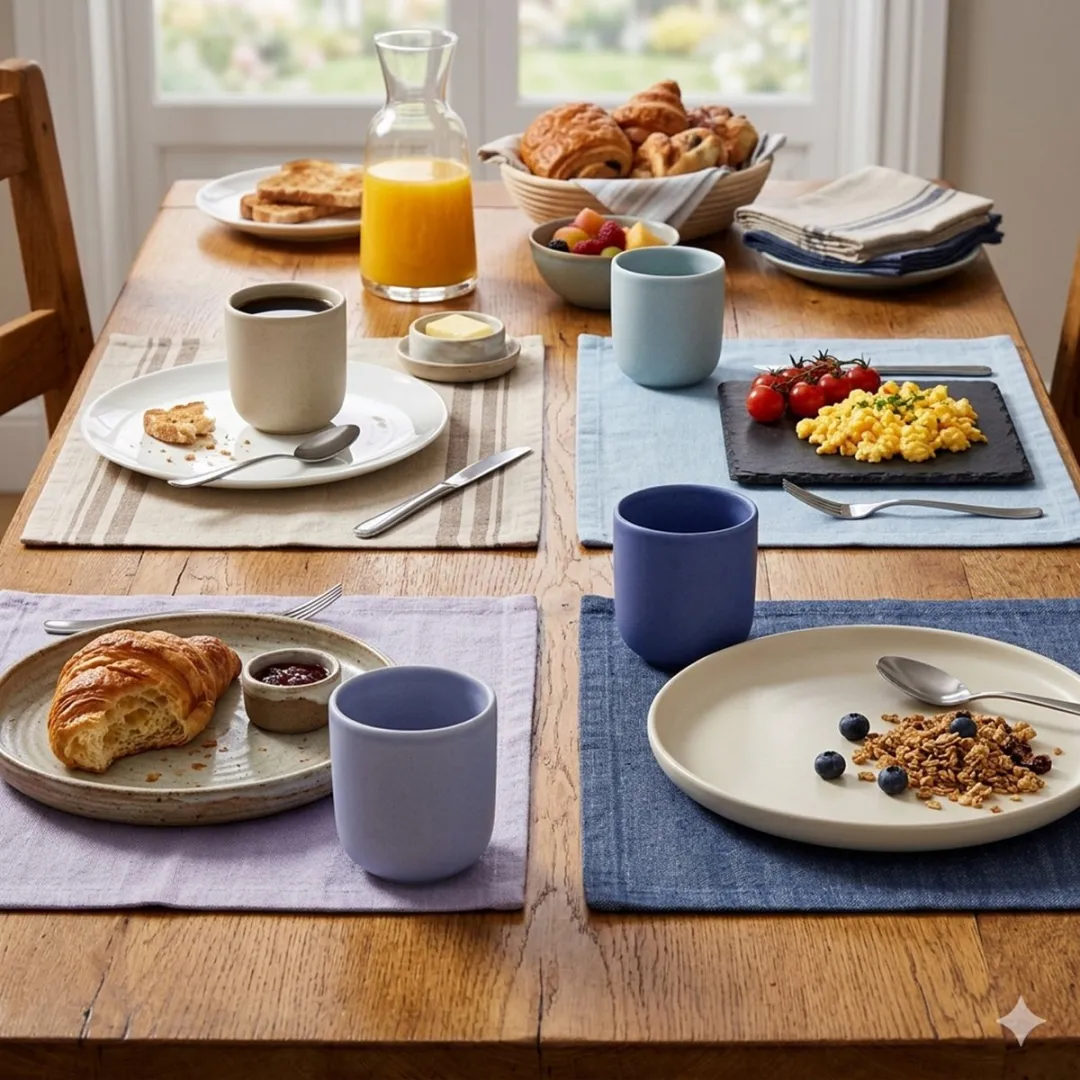 Excellent Houseware Siaki Mokken Set 4 Stuks - 250ml - Pastel Mix - Keramiek - afbeelding 6 van 6