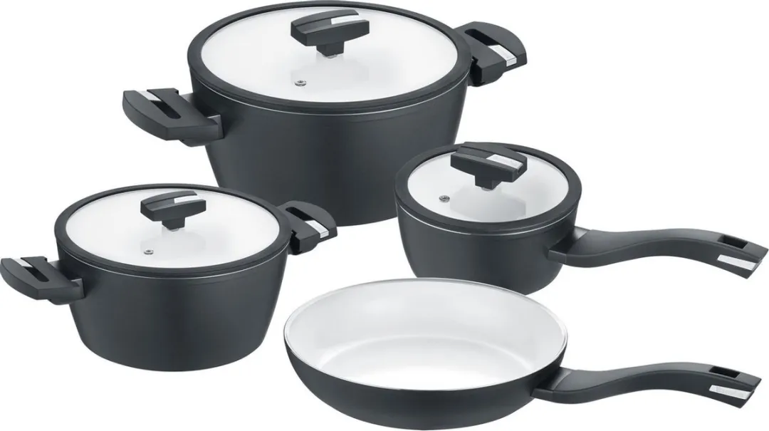 Berndes B-Nature Pannenset 4-delig - 4,5L - Inductie - Zwart