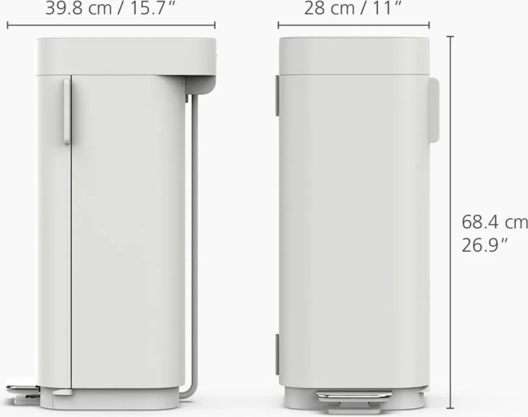 Joseph Joseph Porta Prullenbak 40L - Grijs