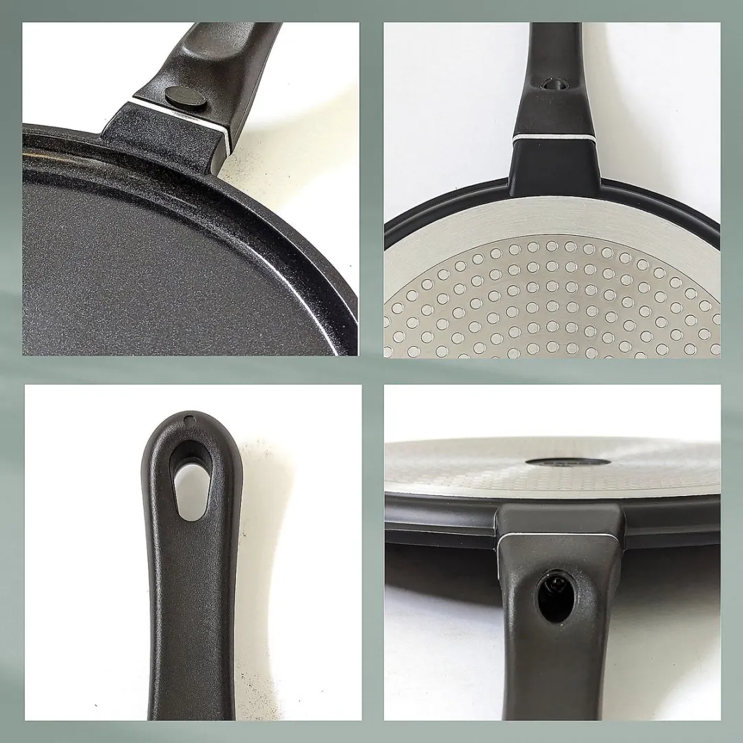 Kela Atura Pannenkoekenpan 28cm - Zwart - PFAS/PTFE-vrij