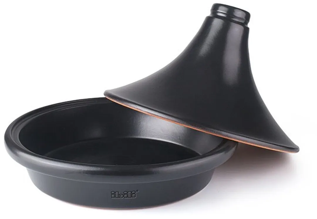 Ibili Natural Tajine 28cm - Zwart