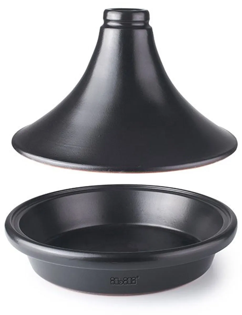 Ibili Natural Tajine 28cm - Zwart