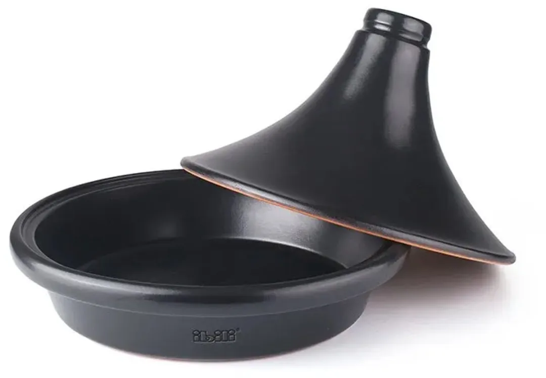 Ibili Natural Tajine 28cm - Zwart