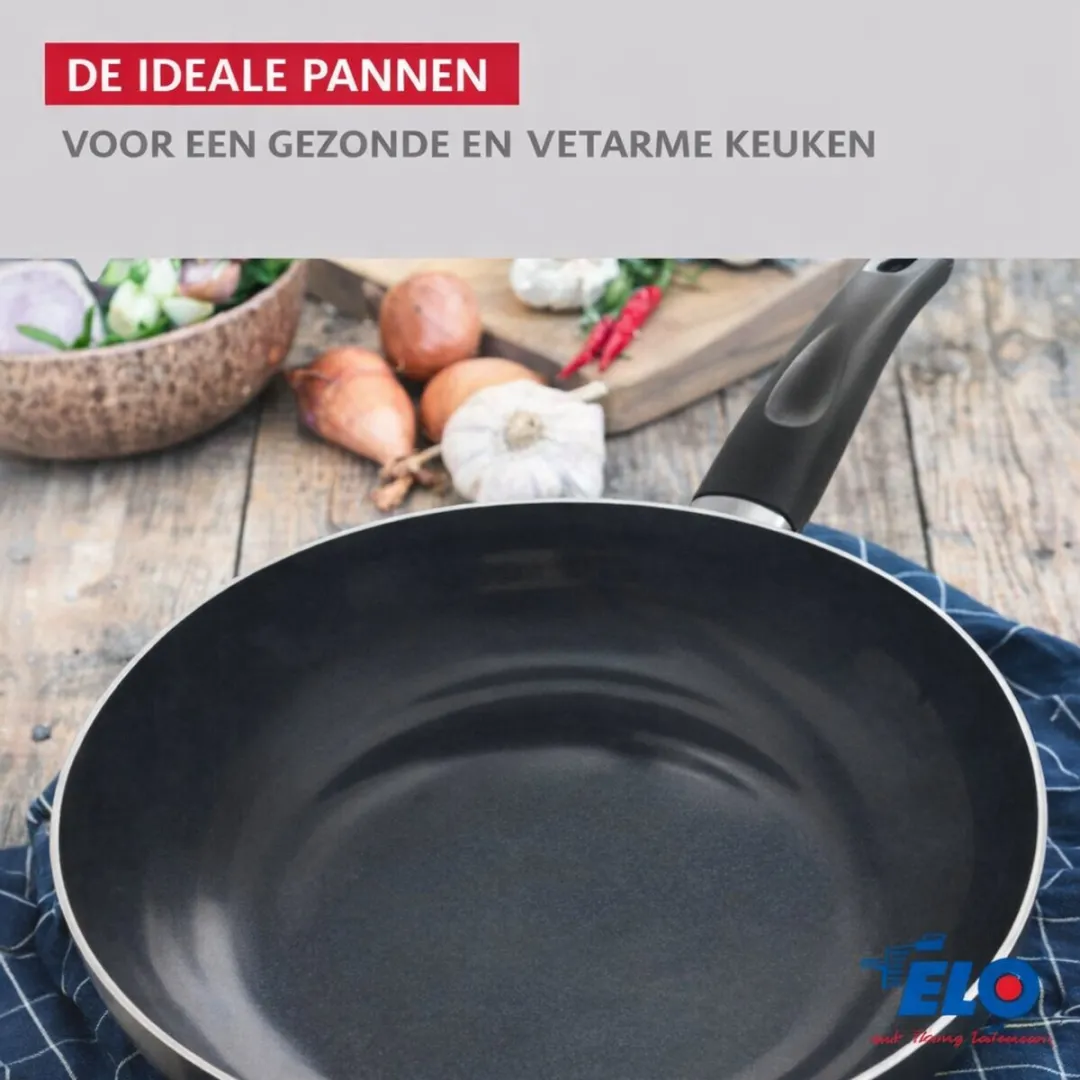 Fackelmann Elo 9749050 Keukenset 7-delig - Inductie - Zwart