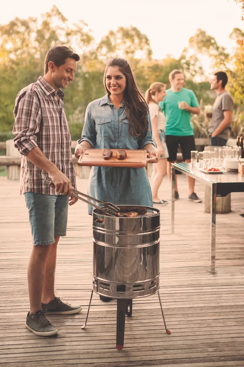 Tramontina Brofuro BBQ Drum RVS Ø40cm