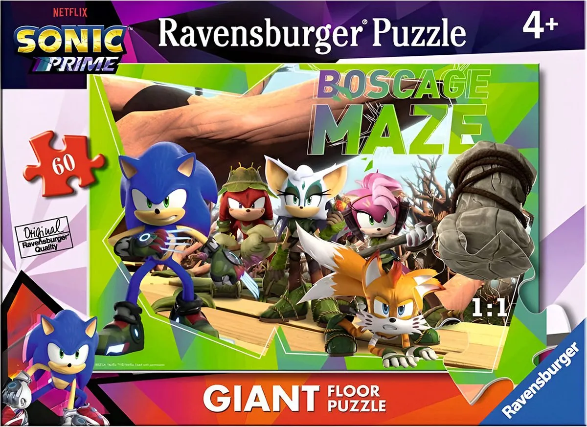 Ravensburger Sonic Prime Puzzel 60 Stuks
