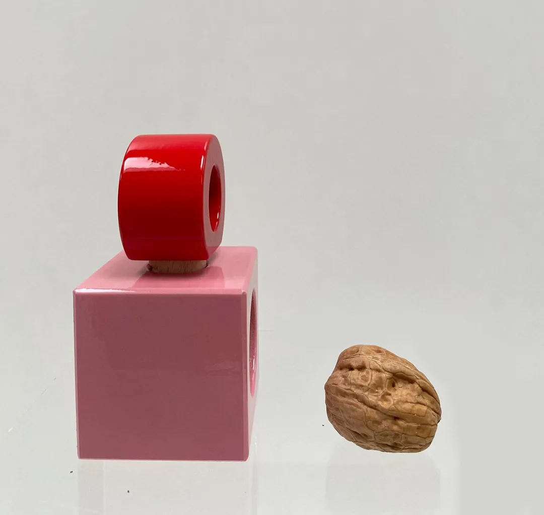 Alessi Twergi Notenkraker - Rood Roze
