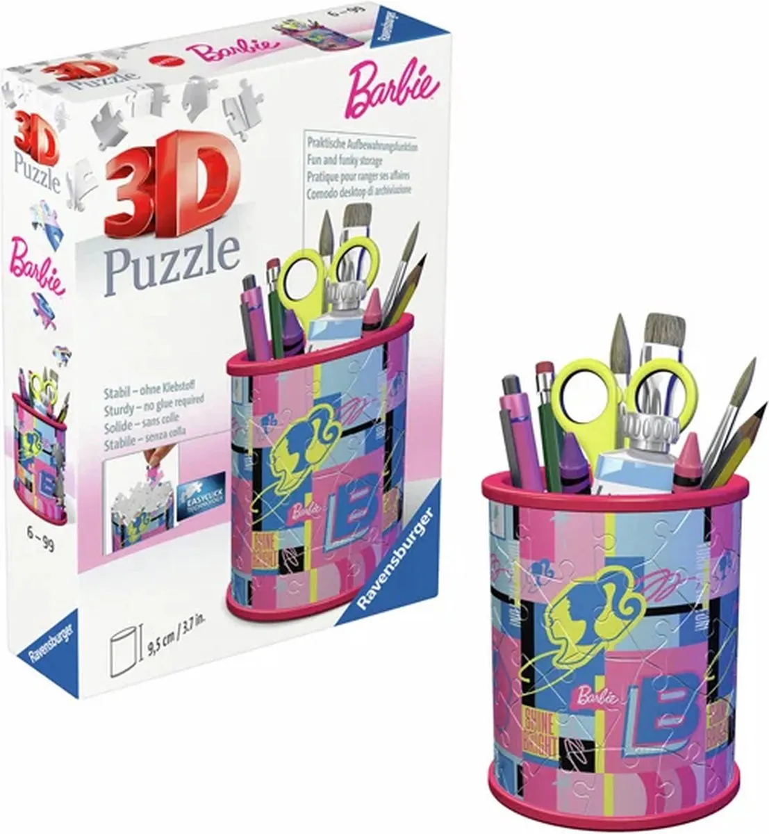 Ravensburger Barbie 3D Puzzel 54 Stuks - Multicolor - afbeelding 6 van 6
