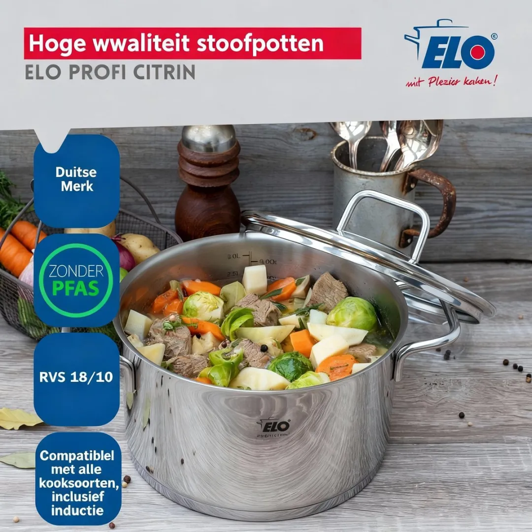 Fackelmann Elo Profi Keukengerei Set 3-delig - 32/20/16cm Roestvrij staal - afbeelding 6 van 6