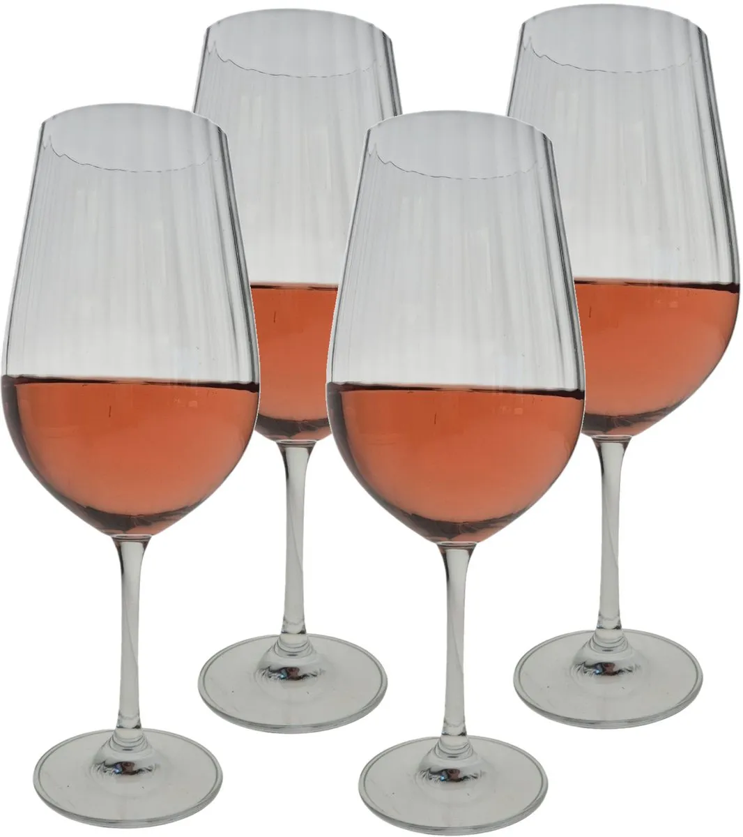 Excellent Houseware Witte Wijnglazen 520ml - 4 Stuks