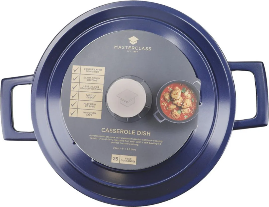 Masterclass Lichtgewicht Braadpan 4L - Blauw