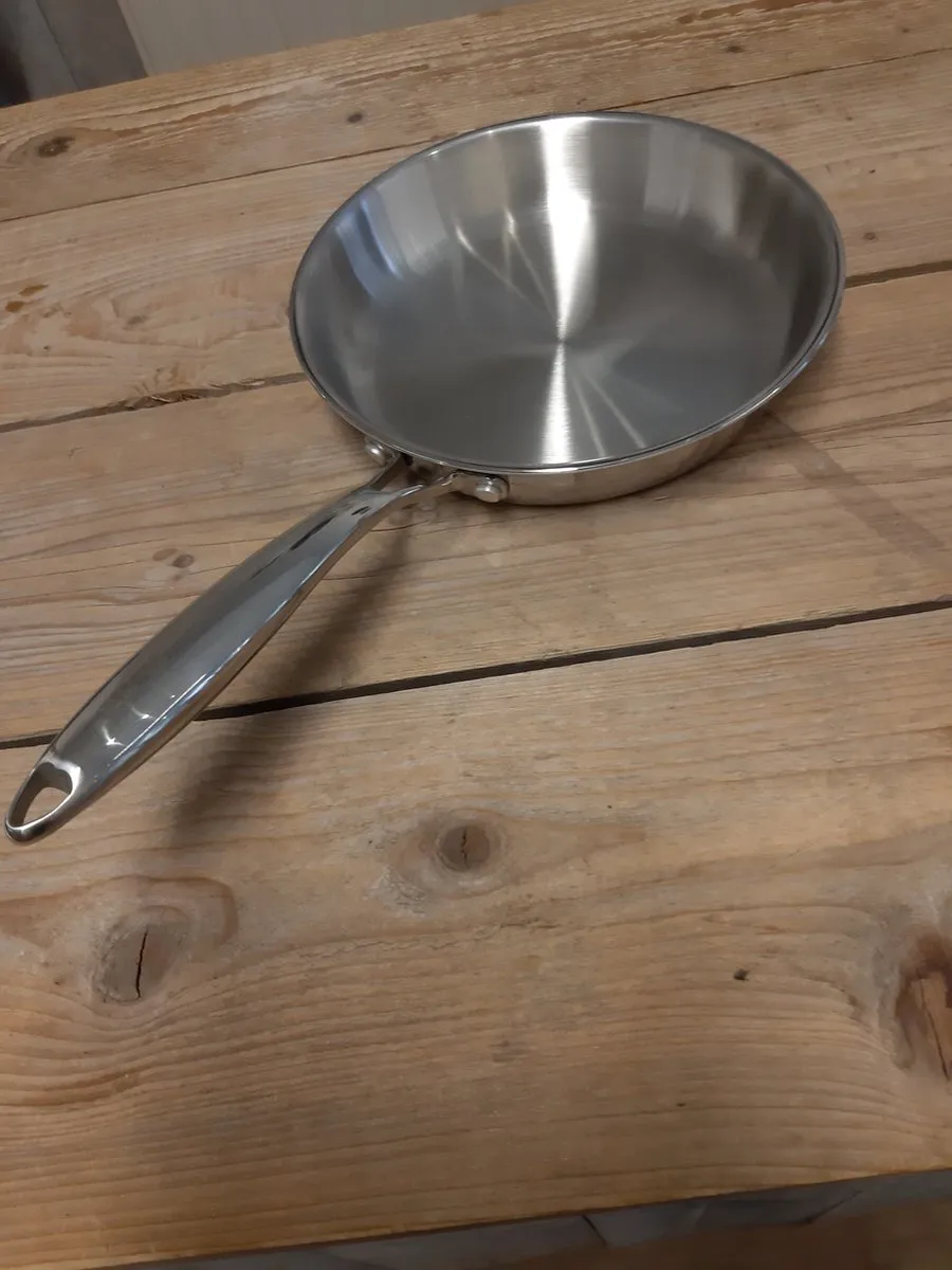 Ibili Natural Triply Koekenpan 22cm - Roestvrijstaal