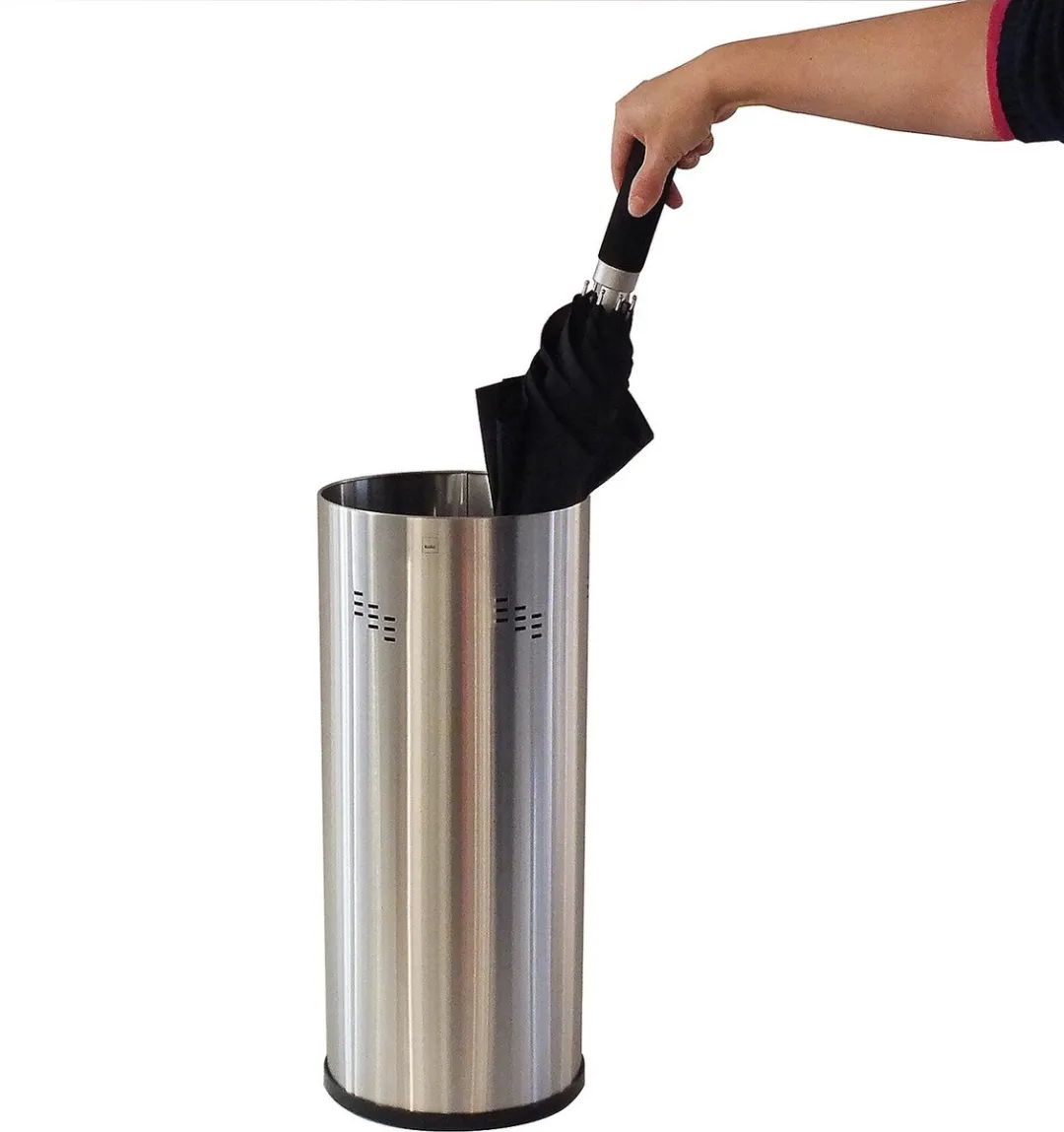 Kela Swing Paraplubak RVS 21cm - 17L - Zilver