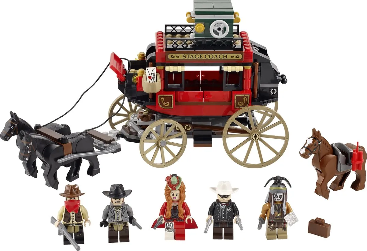LEGO Lone Ranger Postkoets Ontsnapping 79108 - 279 Stukken