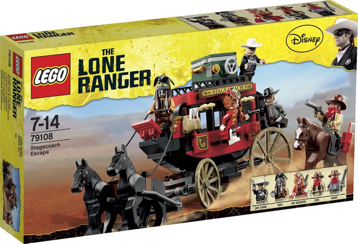 LEGO Lone Ranger Postkoets Ontsnapping 79108