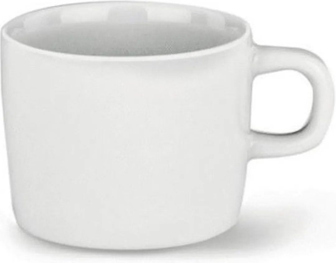 Alessi PlateBowlCup Espressokopjes 80ml - 4 Stuks - Wit