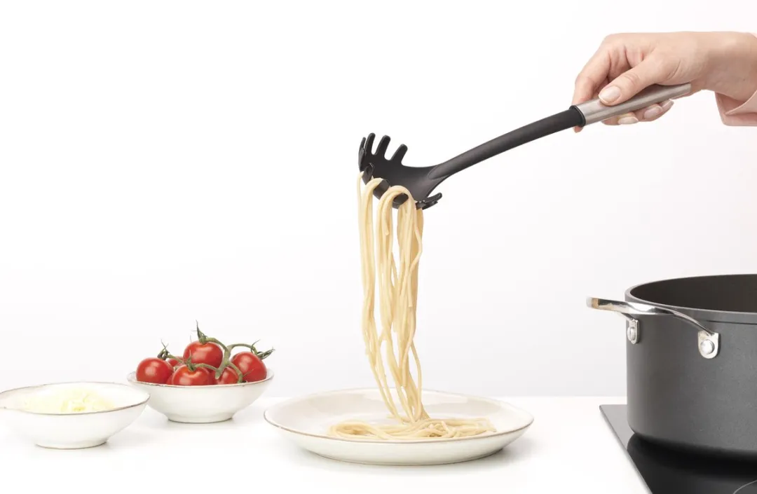 Brabantia Profile Spaghettilepel Anti-aanbak RVS/Zwart
