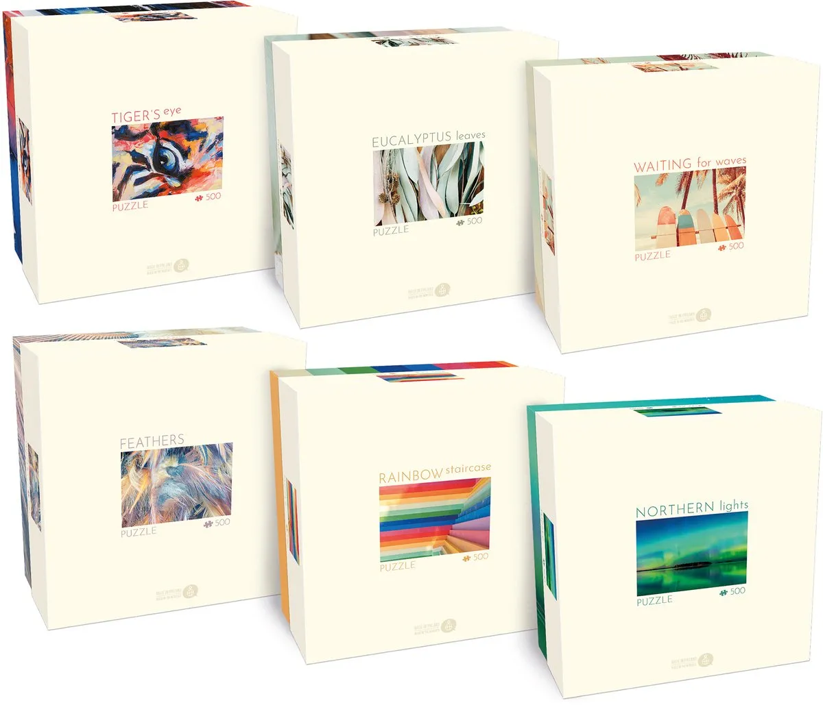 Tactic Puzzle LifeSTYLE 500 Waiting for Waves - 500 Stuks - Beige