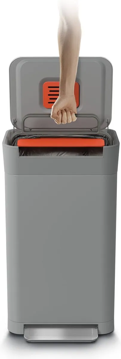 Joseph Joseph Titan Intelligent Prullenbak 30L - Grijs