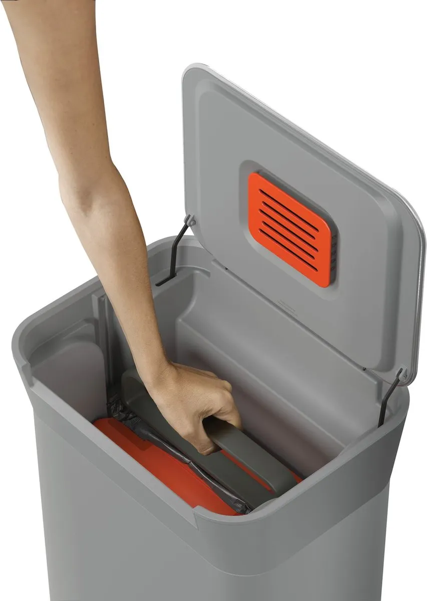 Joseph Joseph Titan Intelligent Prullenbak 30L - Grijs - afbeelding 6 van 6