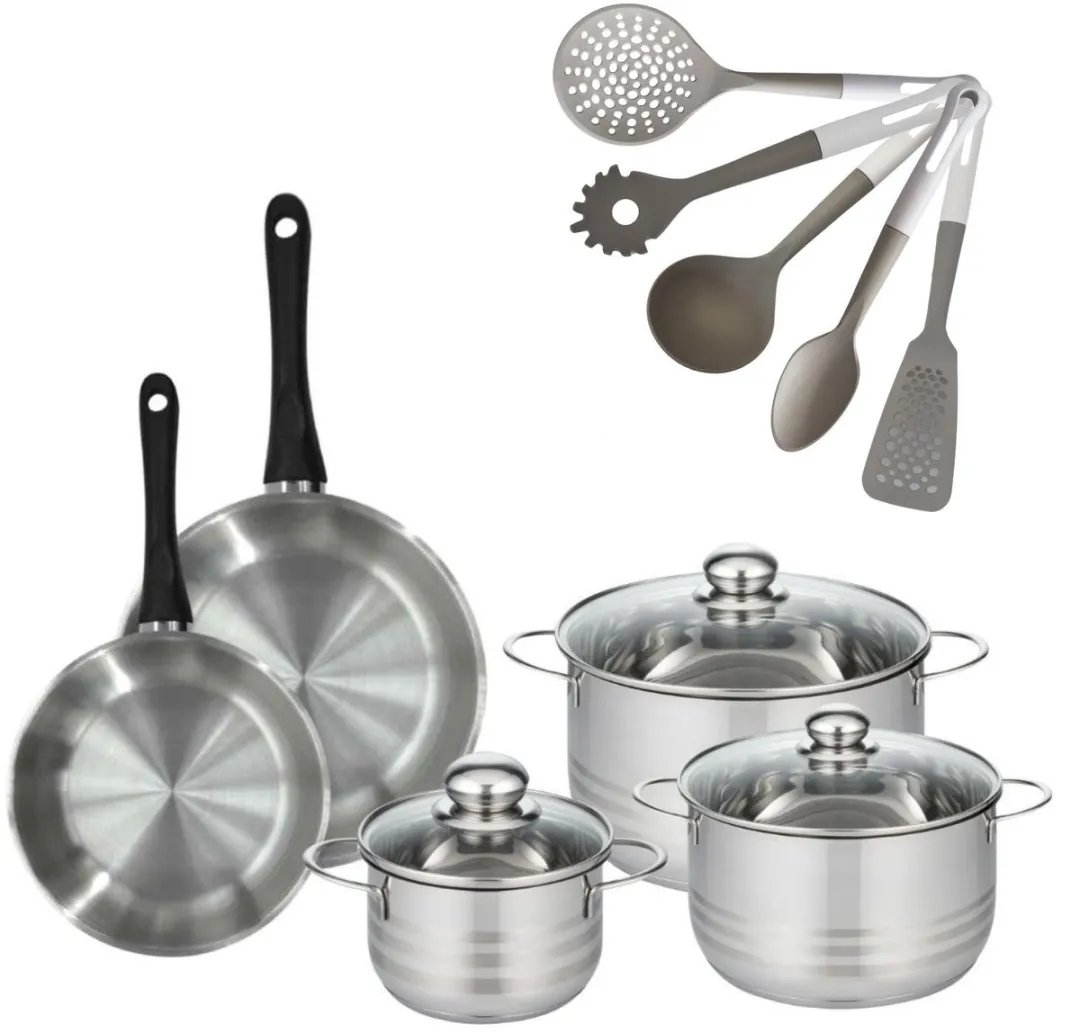 Fackelmann Geneva RVS Pannen & Kookpotten Set 24/28cm