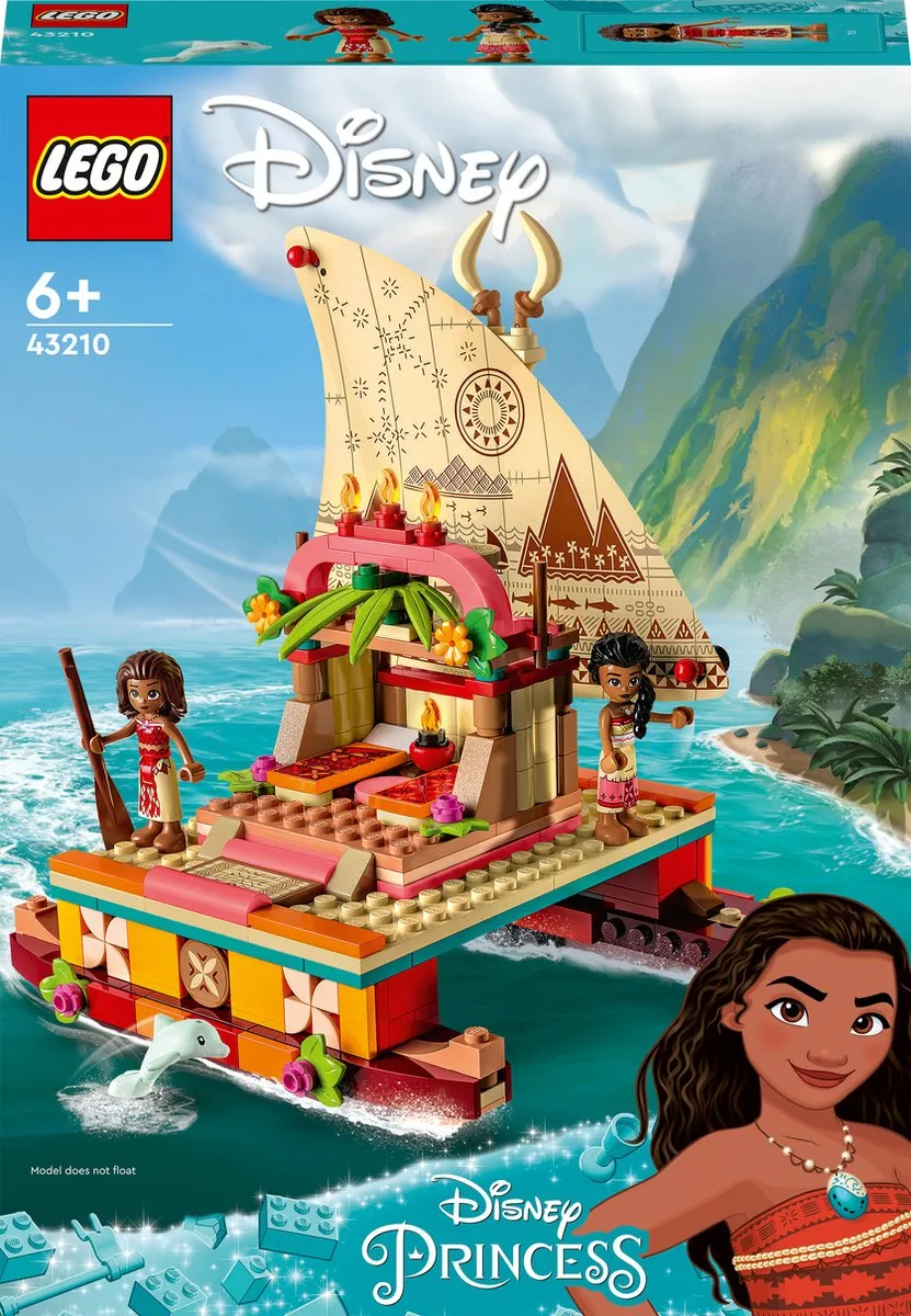LEGO Disney Princess Vaiana Ontdekkingsboot 43210