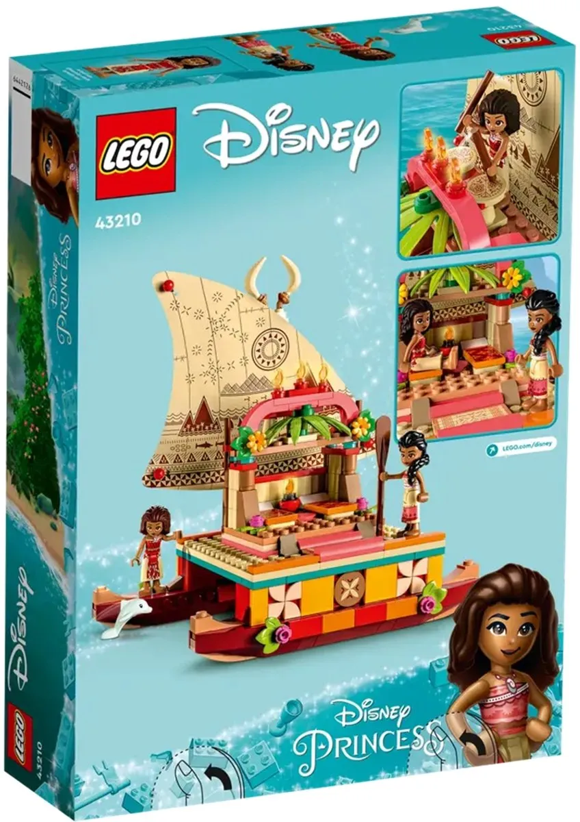 LEGO Disney Princess Vaiana Ontdekkingsboot 43210 - Meerkleurig