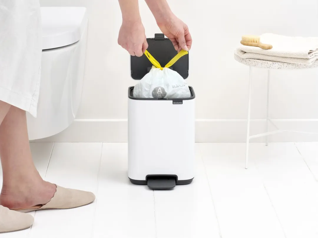 Brabantia Bo Pedaalemmer 4L - White - afbeelding 6 van 6