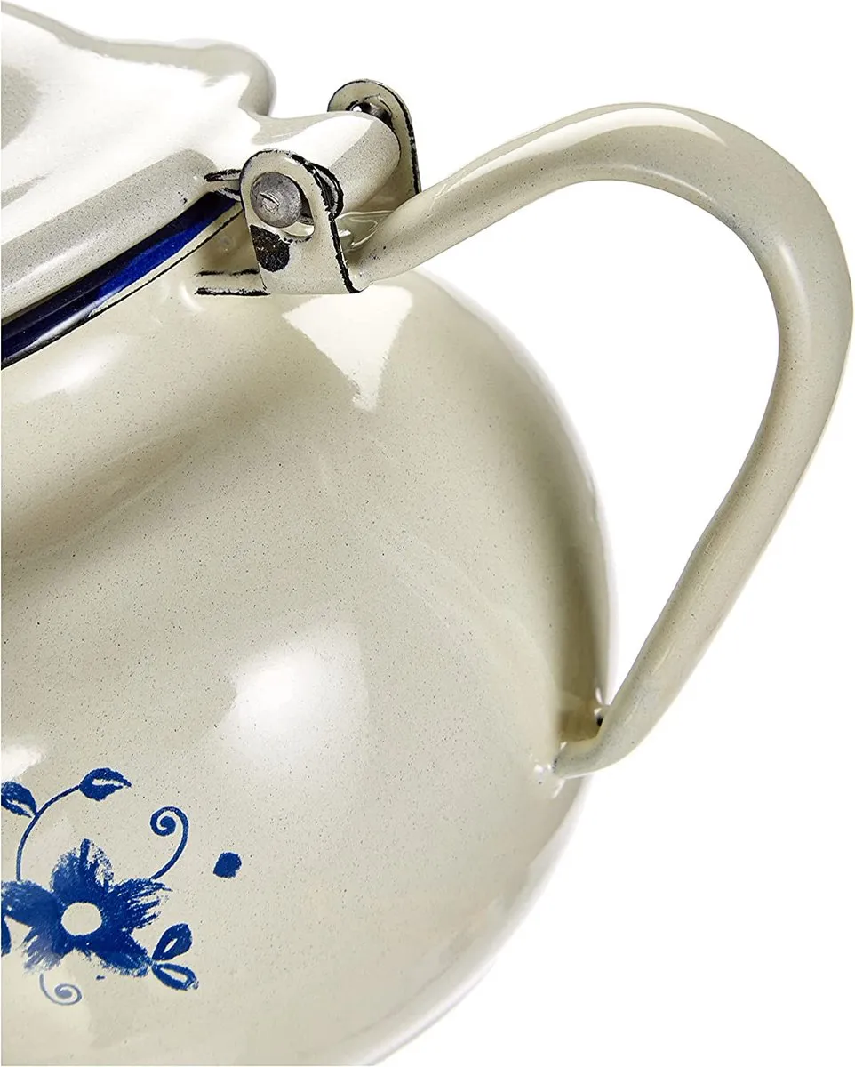 Ibili Sena Theepot 0.7L - Wit/blauw
