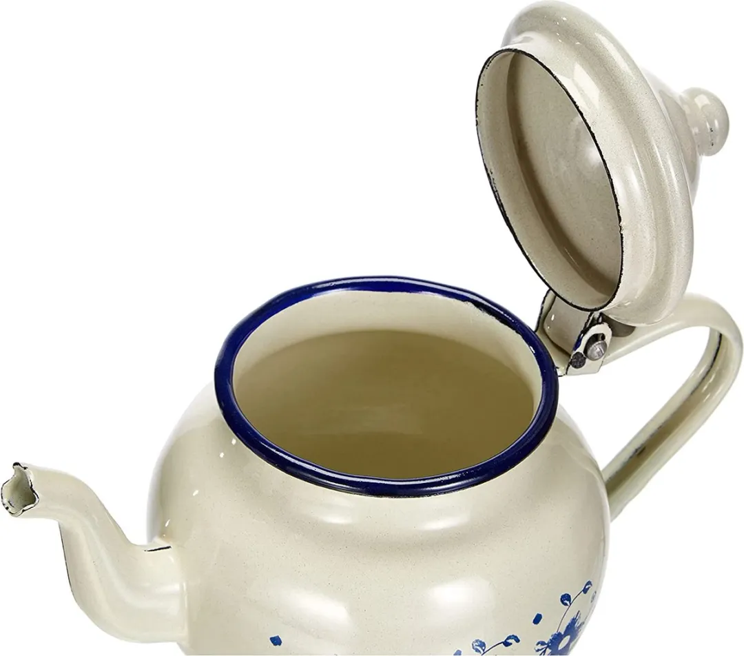 Ibili Sena Theepot 0.7L - Wit/blauw
