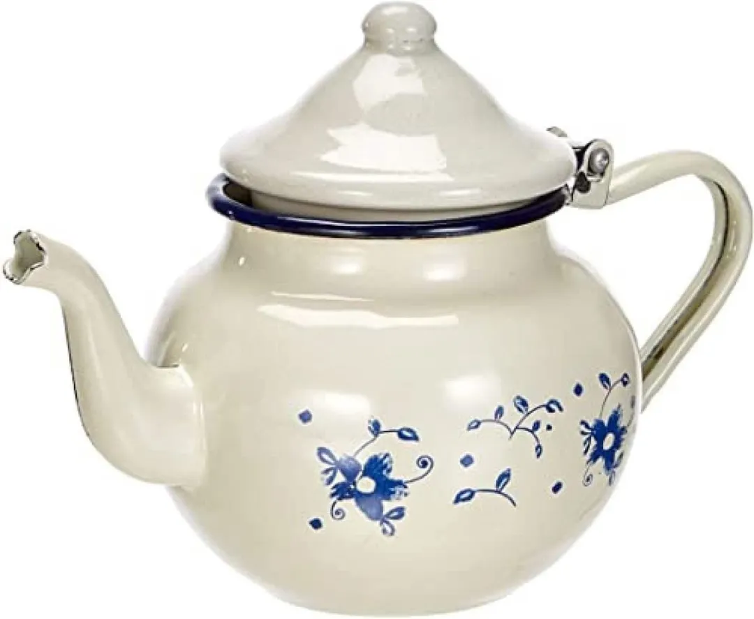 Ibili Sena Theepot 0.7L - Wit/blauw