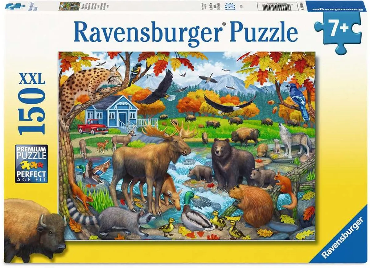 Ravensburger Wildlife Gathering Kinderpuzzel 150 Stukjes