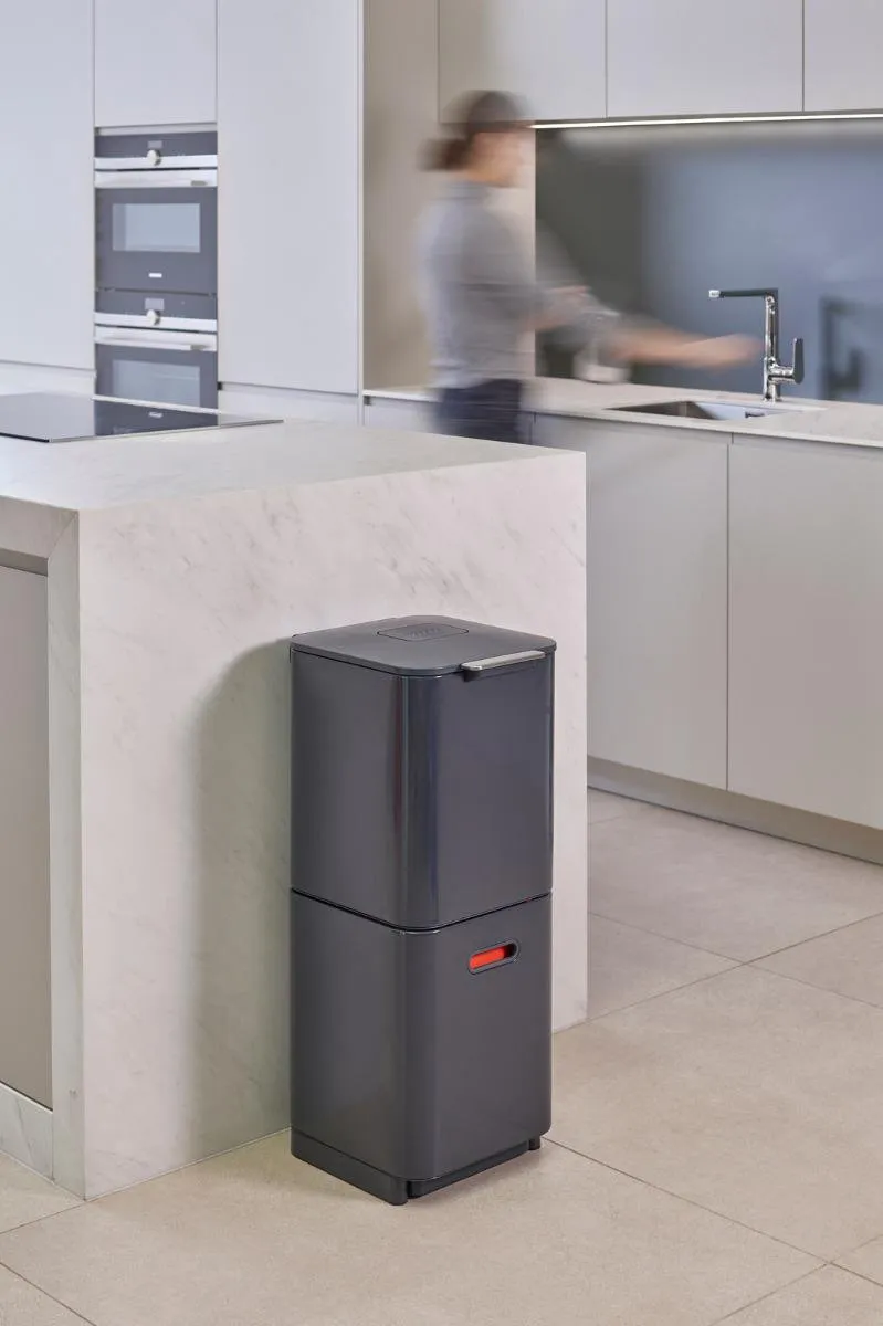 Joseph Joseph Intelligent Waste Prullenbak Totem 2.0 Compact Recycler - 40 l - Grafiet