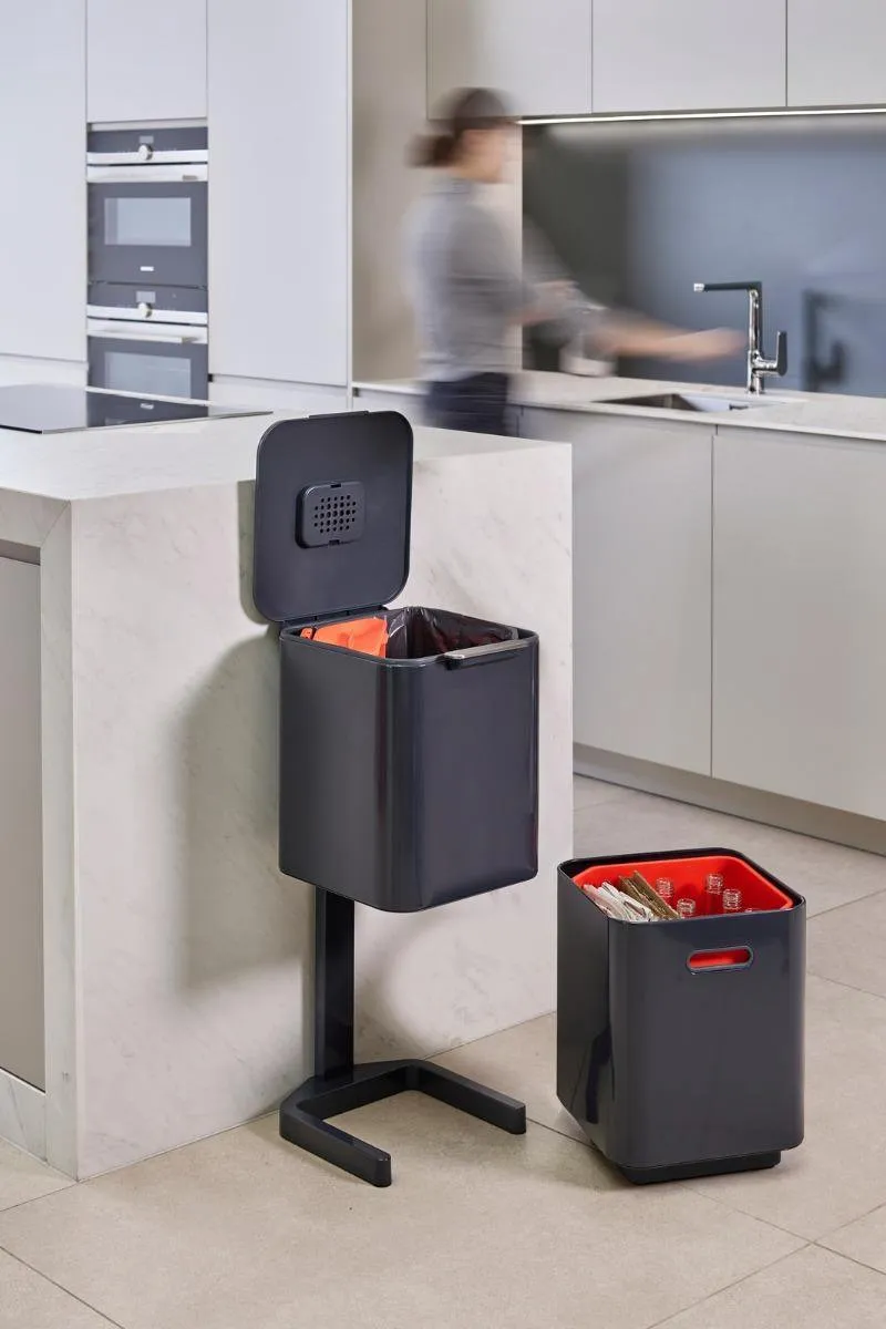 Joseph Joseph Intelligent Waste Prullenbak Totem 2.0 Compact Recycler - 40 l - Grafiet