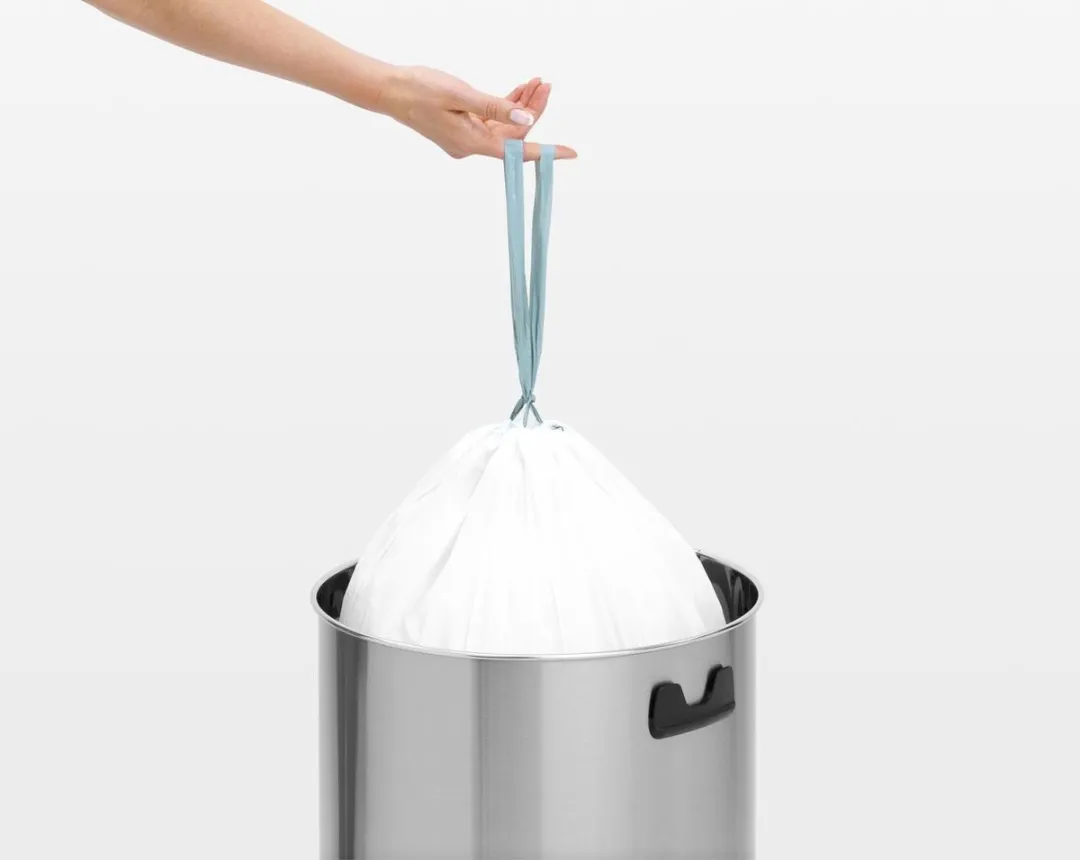 Brabantia Push Bin Prullenbak 60L - Matt Steel