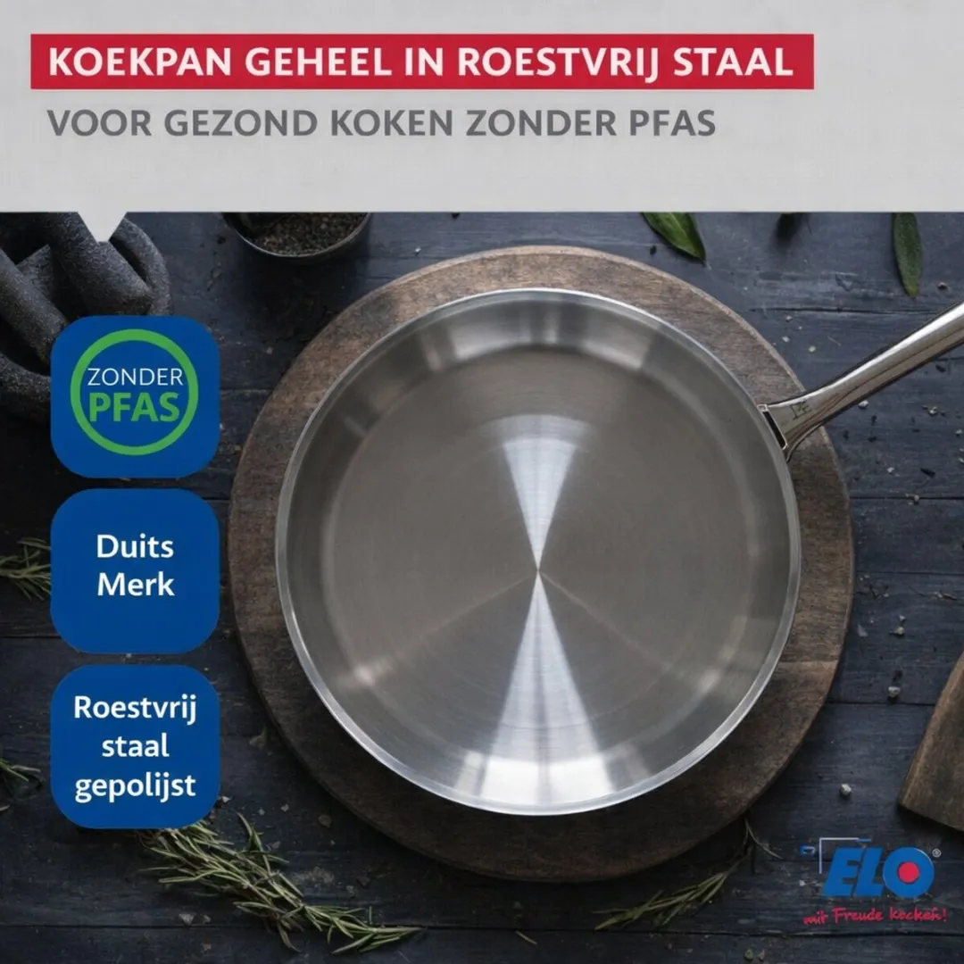 Fackelmann Elo Profi Keukengerei Set 5-delig - Roestvrij staal