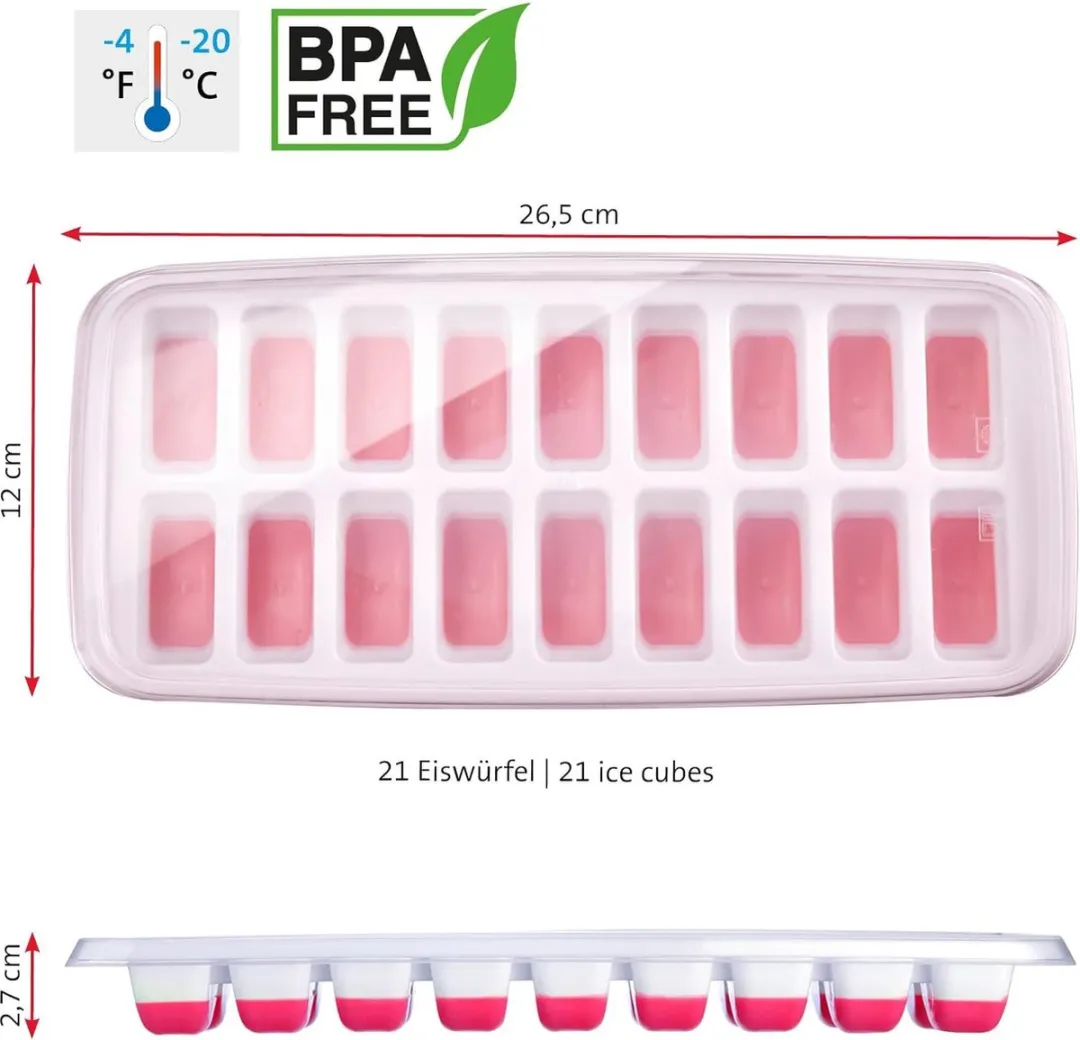 Westmark IJsblokjesmaker 18 Stuks - BPA-vrij - 2 Stuks