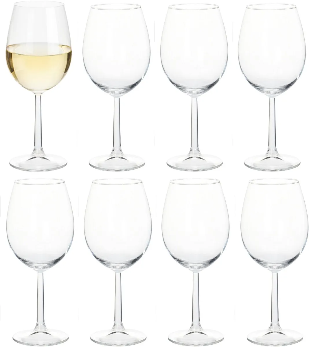 Excellent Houseware Wijnglazen 430ml - 8 Stuks
