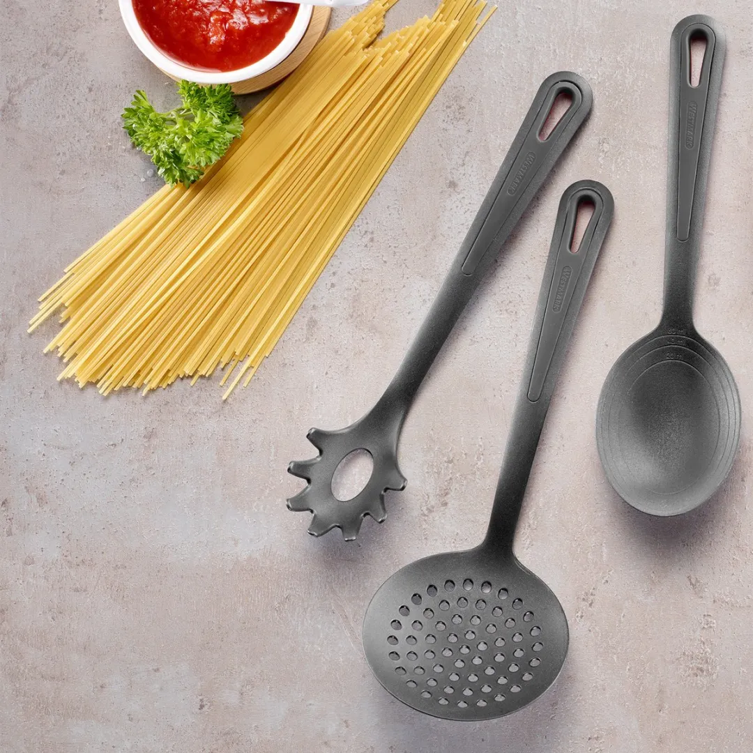 Westmark Spaghetti-/Pastalepel Gentle 30,5cm - Zwart