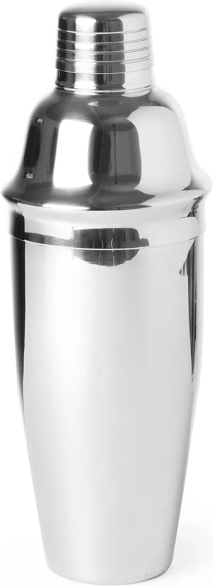 HENDI BarUp Cocktailshaker 3-delig - 0,75L - Roestvrij staal