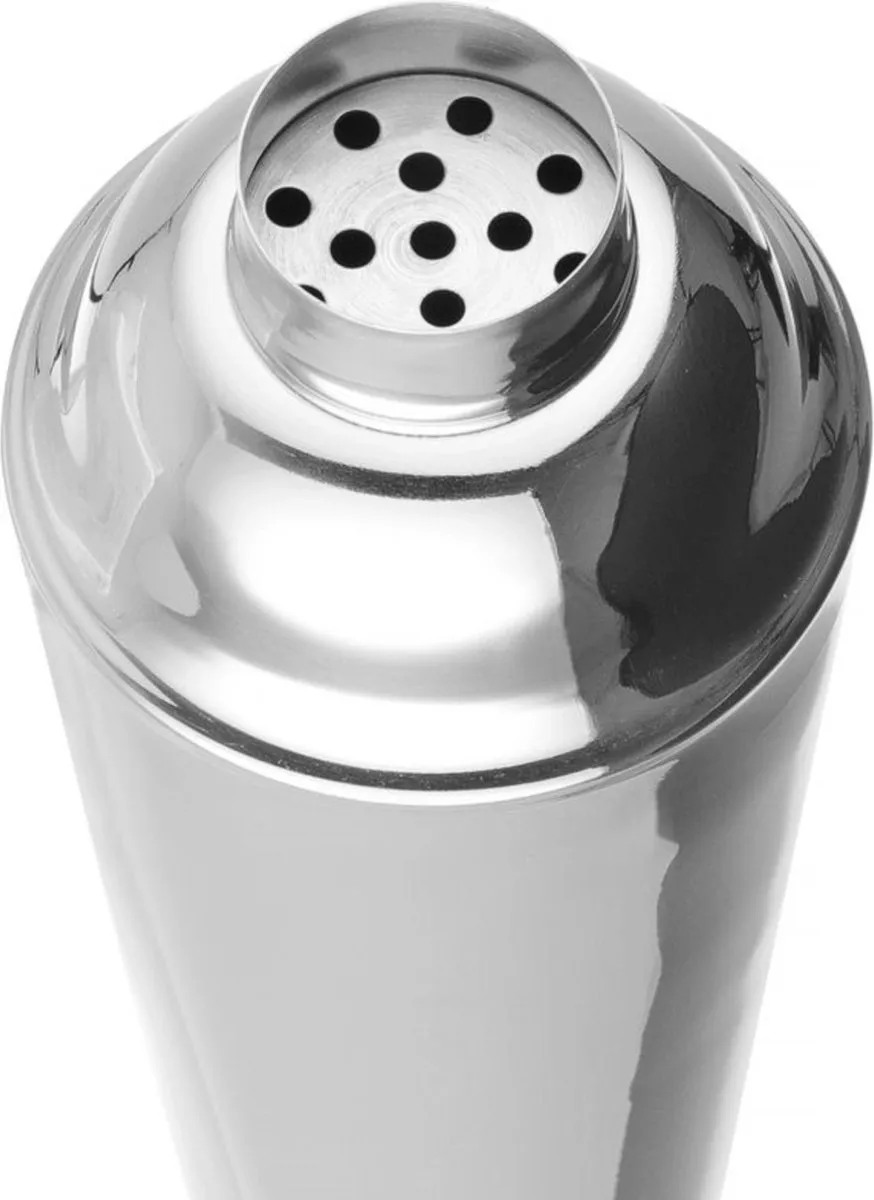 HENDI BarUp Cocktailshaker 3-delig - 0,75L - Roestvrij staal