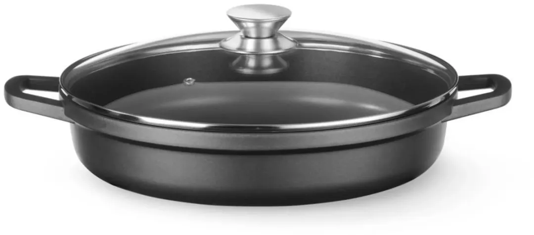 HENDI Braadpan 611012 - 4,3L - Zwart